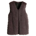 thumbnail image 1 of Viikei Women Coats Clearance Women's Medium Length Faux Fur Vest Warm Women's Vest Coat Faux Fur Tops, 1 of 5