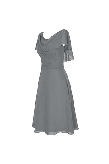 Grey Short Bridesmaid Dresses