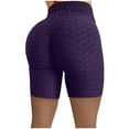 thumbnail image 1 of Viikei Women Shorts Clearance Under $5 Women High Waist Hip Stretch Fitness Wrinkled Drawstring Biker Shorts Yoga Pants Capris Shorts, 1 of 1