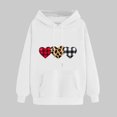 thumbnail image 1 of Viikei Women's Long Sleeve Tunic Tops,Women's Print Winter Hoodie Pullover Tops Long Sleeved Comfortable Sweatshirt White XL, 1 of 5