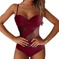 thumbnail image 1 of Viikei Women's One Piece Printing Bathing Suit Swimwear Plus Size, 1 of 5