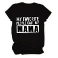thumbnail image 1 of Viikei Women's Plus Size Short Sleeve Cat Letter Printing T-Shirt, 1 of 3