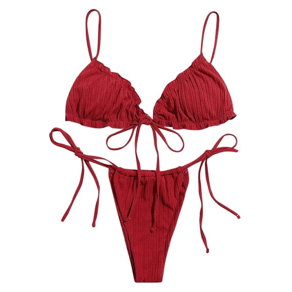 Viikei Women's Two Piece Swimsuits Summer Beach Set Padded Bathing Swimwear