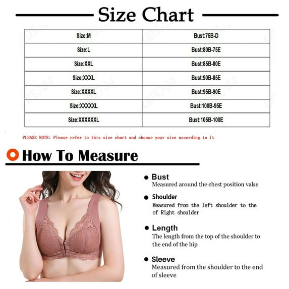 Viikei Womens Bras No Wire,Everyday Bras for Women Plus Size Women Lace Patchwork Bra Wire Free Underwear One-Piece Bra Everyday Underwear