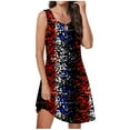 thumbnail image 1 of Viikei Womens Dresses Summer Clearance,Elegant Short Sleeve Dress for Women,Women's Fashion Vintage Sleeveless Printed Dresses Black XXXL, 1 of 4
