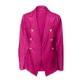 thumbnail image 1 of Viikei Womens Jackets and Coats Plus Size Jackets Coats Clearance for Winter Buttons Long Sleeve Solid Cardigan Suit Jacket, 1 of 4