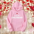 thumbnail image 1 of Viikei Womens Long Sleeve Shirts,Valentine's Day Women's Fashion Printed Hoodie Pink M, 1 of 3