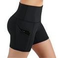 thumbnail image 1 of Viikei Womens Shorts Clearance Shorts for Women Plus Size Women's Shorts Pull on Solid Pocket High-waist Hip Stretch Pants Running Fitness Yoga Shorts, 1 of 7