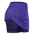 thumbnail image 1 of Viikei Biker Shorts for Women Women's Tennis Skirts Run yoga Inner Shorts Elastic Sports Golf Pockets Skorts, 1 of 6