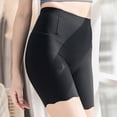 thumbnail image 1 of Viikei Womens Shorts Clearance Shorts for Women Plus Size Women's Shorts Pull on Ice Silk High Waist The Abdo Traceless 5-Point Light Proof Leggings, 1 of 9