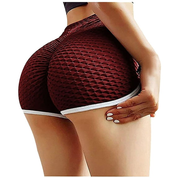 Viikei Womens Shorts Clearance Shorts for Women Plus Size Women's Shorts Pull on Stretch Yoga Leggings Fitness Running Gym Sports Short Active Pants