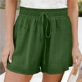 thumbnail image 1 of Viikei Womens Shorts Clearance Shorts for Women Plus Size Women's Shorts Pull on Summer Drawstring Elastic Waist Casual Solid Shorts Short Pants, 1 of 7