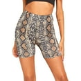 thumbnail image 1 of Viikei Womens Shorts Plus Size Clearance Shorts for Women Fashion Women Summer Snakeskin Print Leggings Sports Casual Cycling Short Pants, 1 of 9