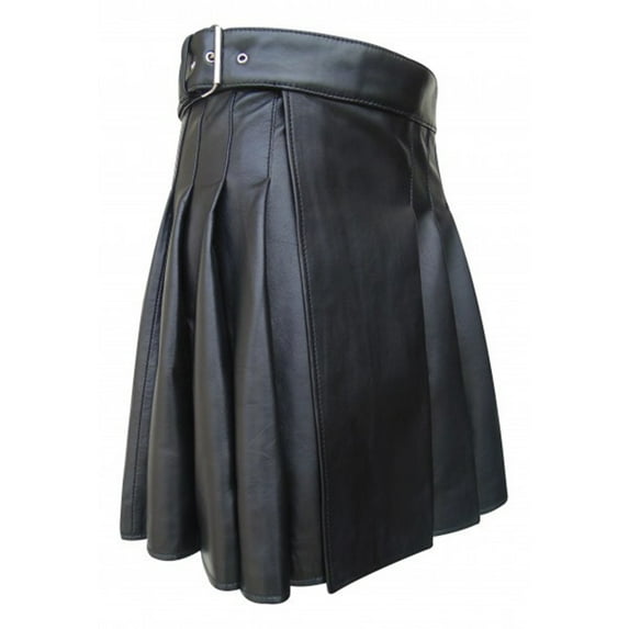 Rollbacks & More Viikei Stylish Sheath Summer Short Sleeve Dress,Men's Scottish Holiday Skirt Men's Punk Leather Pleated Skirt