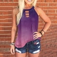 thumbnail image 1 of Viikei Womens Tank Top Camisoles for Women Plus O-neck Tops Straples Prints Loose Short, 1 of 4