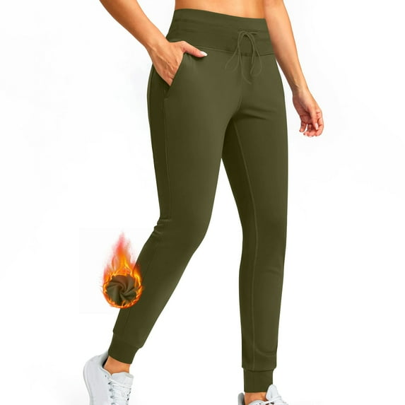 Viikei Yoga Leggings for Women Joggers,Women's High Waist Drawstring Quick Drying Running Fitness Pants Legging Sports Pants Yoga Pants Green M