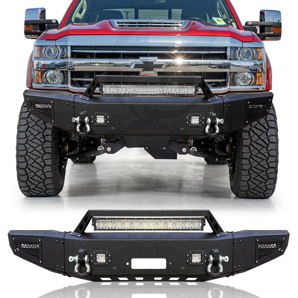 Go Rhino 24174T BR5.5 WinchReady Front Bumper Replacement; Textured Black; Winch Tray Included