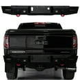 thumbnail image 1 of Vijay Rear Bumper For 2014-2018 Chevy Silverado 1500/GMC Sierra 1500 with Spotlights (Black Texture), 1 of 8