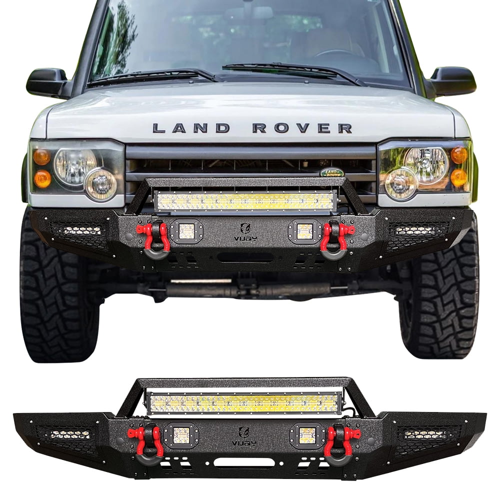 Vijay Steel Front Bumper Fits 19992004 Land Rover Discovery 2 with