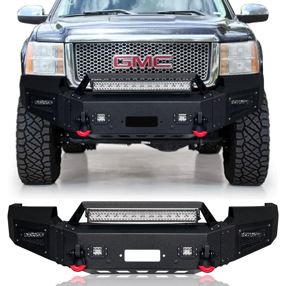 Vijay Front Bumper Fits 2007-2013 GMC Sierra 1500 Steel with Winch Seat ...