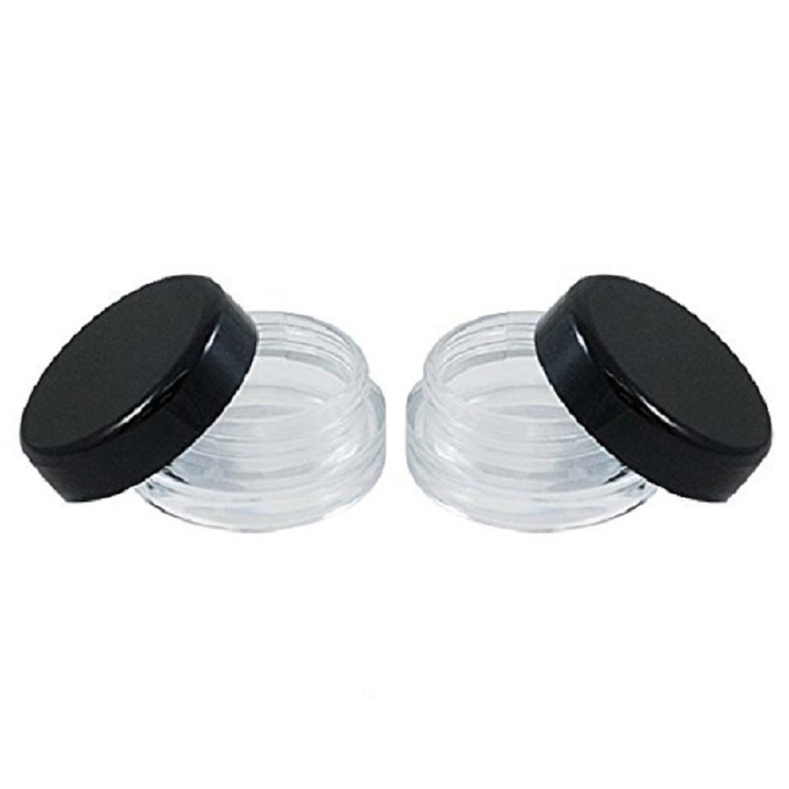 Vikakiooze 100 pcs Small Sample Empty Clear Container Jar with Lid ...