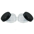 thumbnail image 1 of Vikakiooze 100 pcs Small Sample Empty Clear Container Jar with Lid Covers Cases for Cream, Christmas Gift, 1 of 5