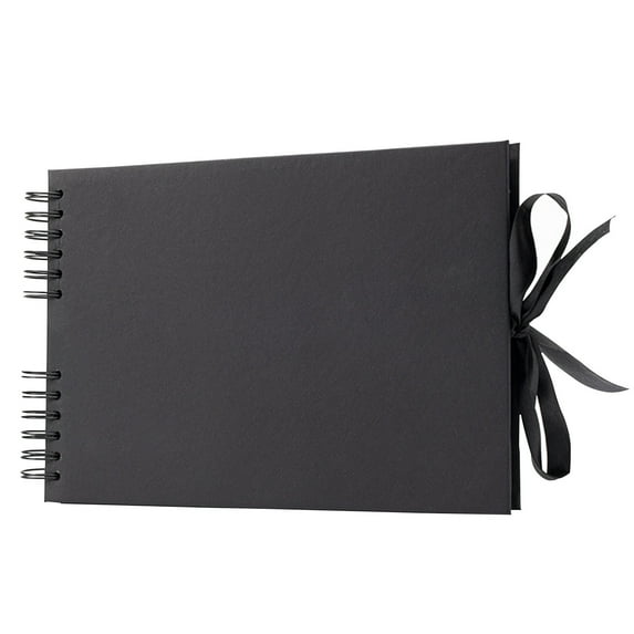 Vikakiooze 11.7 X 8.3 Inch Scrapbook Photo Album,Wedding Guest Book Anniversary Memory Scrapbooking,Wedding Photo Album For Craft Paper DIY Gifts,40 Pages (20 Sheets