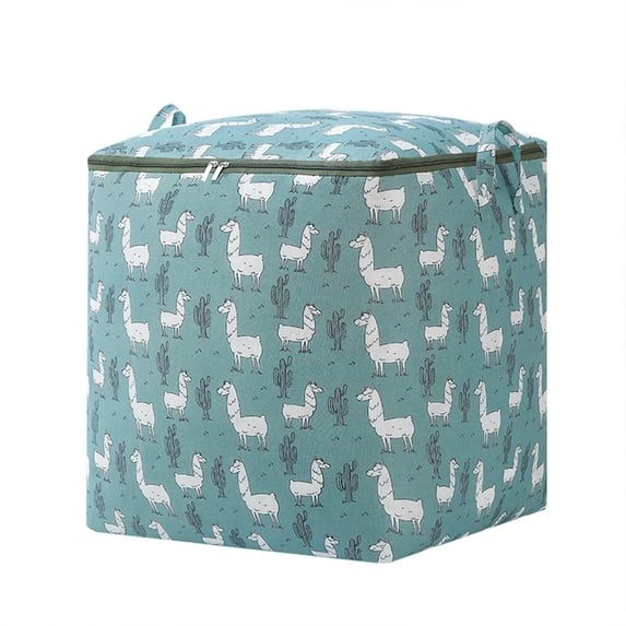 Vikakiooze 135L Largecapacity Storage Bag With Handle Largecapacity Storage Bag Foldable Storage Bucket For Quilt Blanket And Pillow