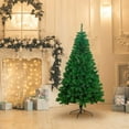 thumbnail image 1 of Vikakiooze 150cm Snow Flocked Christmas Tree Hinged Artificial Pines Tree Metal Stand And 350Lush Branch Tips Easy To Instal, 1 of 9
