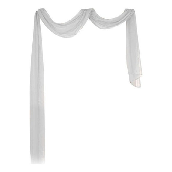 Vikakiooze 1Pcs Voile Curtain Swags All Colours Pelmet Valance Net Curtains Voile Swag