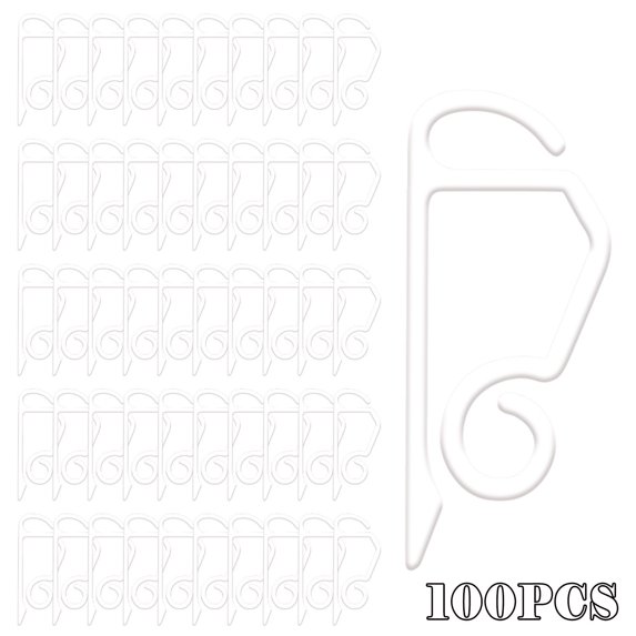 Vikakiooze 2022 100 Pieces Light Clips Holiday Light Clips Outdoor String Light Gutter Hooks Plastic Clip For Hanging Outdoor Lights Christmas Decorations