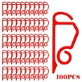 thumbnail image 1 of Vikakiooze 2022 100 Pieces Light Clips Holiday Light Clips Outdoor String Light Gutter Hooks Plastic Clip For Hanging Outdoor Lights Christmas Decorations, 1 of 3