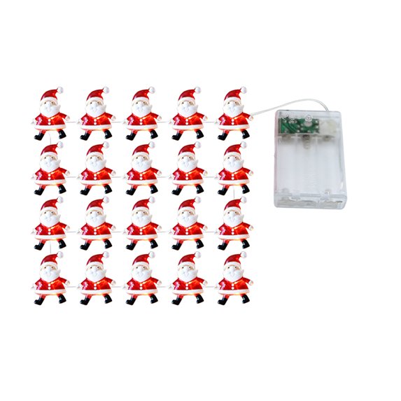 Vikakiooze 2022 Christmas Decoration Lights Snowman Santa Claus Decoration Light String Led Copper Wire Light String Christmas Decorations
