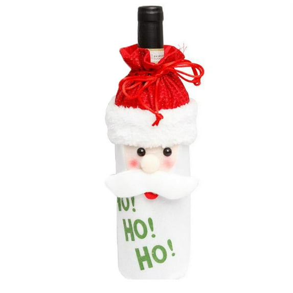 Vikakiooze 2022 Christmas Decorations Sweater Bottles Sets Clothes Bottle Dress Up Christmas Decorations