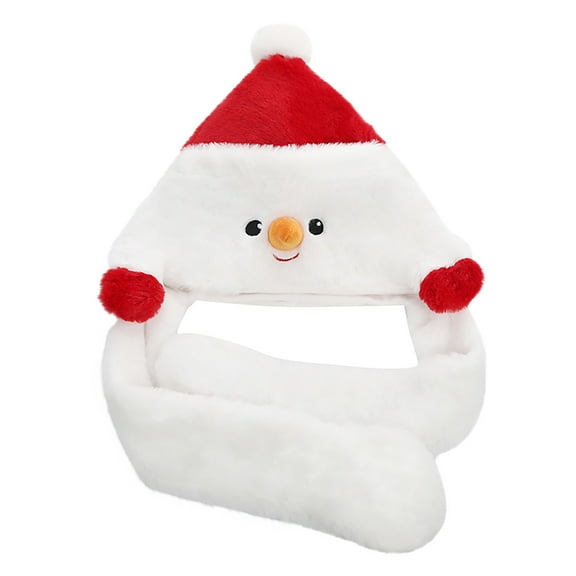 Vikakiooze 2022 Christmas Hat Ear Activity Hat Snowman Elk Santa Hat Child Adult Christmas Gift Decoration