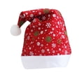 thumbnail image 1 of Vikakiooze 2022 Christmas Hat, Santa Hat, Xmas Holiday Hat for Adults, Unisex Velvet Comfort Cap, 1 of 5