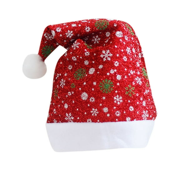 Vikakiooze 2022 Christmas Hat, Santa Hat, Xmas Holiday Hat for Adults, Unisex Velvet Comfort Cap
