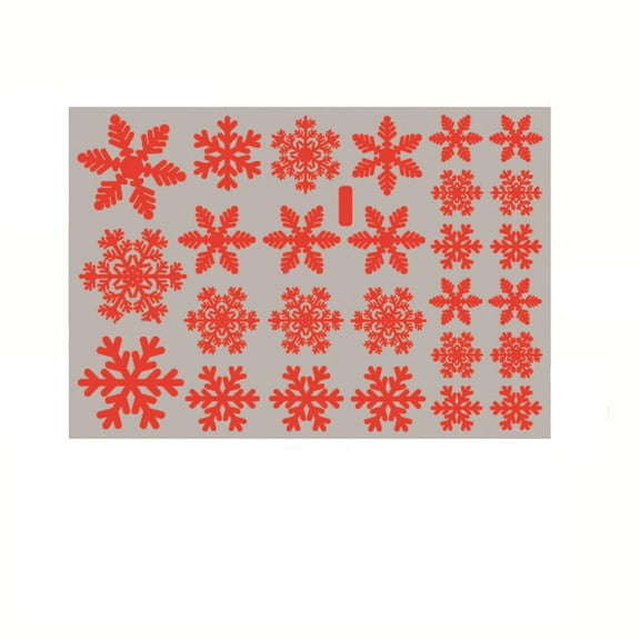 Vikakiooze 2022 Christmas Sale! Christmas Decorations Snowflake Paste Window Glass Paste CHRISTMAS Stickers 2pc