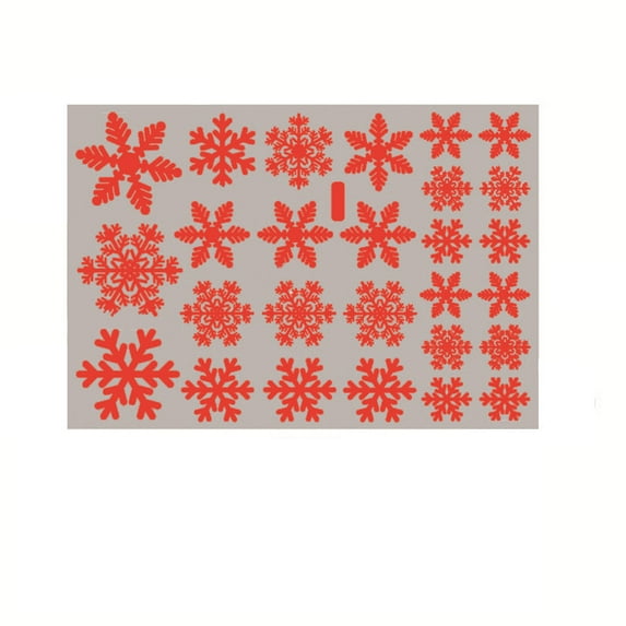 Vikakiooze 2022 Christmas Sale! Christmas Decorations Snowflake Paste Window Glass Paste CHRISTMAS Stickers 2pc