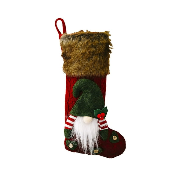 Vikakiooze 2022 Christmas Socks Gift Rudolph Faceless Doll Goblin Bags Christmas Decorations Ornaments Socks Candy Bag