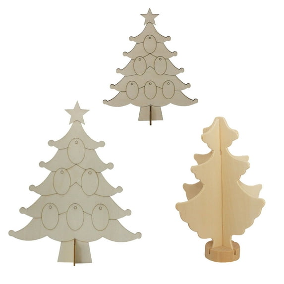 Vikakiooze 2022 DIY Wooden Christmas Tree Ultralight Activity Making Decorations Christmas Gift Christmas Decorations