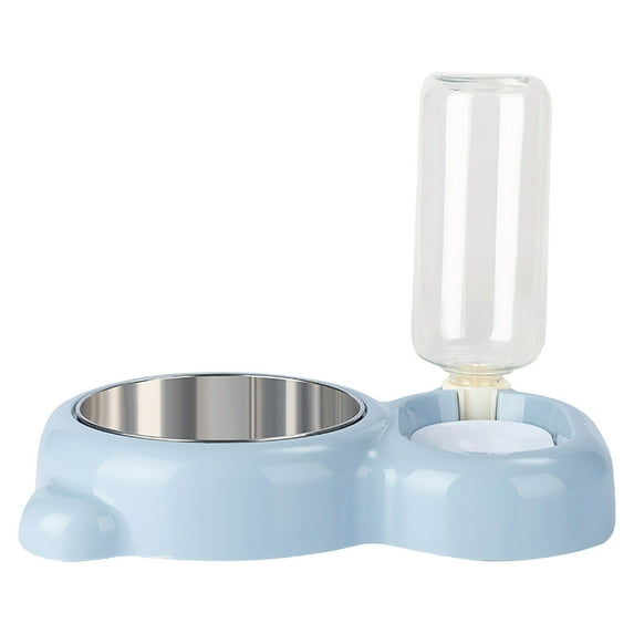 Vikakiooze 2022 Discount Bear Pet Cat Bowl Dog Bowl Cat Food Bowl Stainless Steel Multi Function Dog Cat