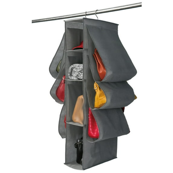 Vikakiooze 2022 Handbag Organizer Homewares Nonwoven 10 Pockets Hanging Closet Storage Bag