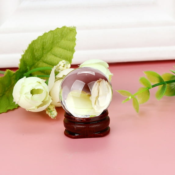 Vikakiooze 2022 Home Decor Clearance HOT!30mm Natural Quartz Magic Crystal Ball Healing Ball Sphere And Stand