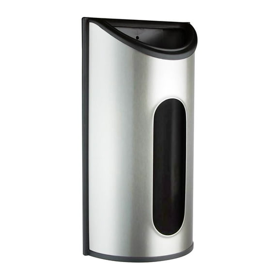 Vikakiooze 2022 Home Storage and Organization Plastic Bag Holder And Dispenser Brushed Easy Wall Mount Bag Stainless Steel
