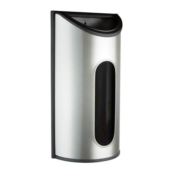 Vikakiooze 2022 Home Storage and Organization Plastic Bag Holder And Dispenser Brushed Easy Wall Mount Bag Stainless Steel