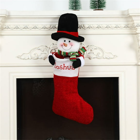 Vikakiooze 2022 Newly Design Pocket Elderly Pockets Deer Christmas Stocking Christmas Gift