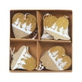 thumbnail image 1 of Vikakiooze 2022 Wooden Pendants Embellished With Wooden Ornaments Christmas Gift Tags, 1 of 5