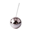 thumbnail image 1 of Vikakiooze 2023 1970's Disco Ball Drink Cup With Straw, Suitable For Metal Shiny Foil Color Graduation Anniversary Party Straw Cup Tableware, 1 of 5