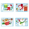 thumbnail image 1 of Vikakiooze 2023 Christmas Electro Stickers Snowflake Set Door Window Glass Stickers, 1 of 5